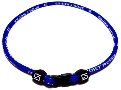 Single Titanium Necklace (Blue)