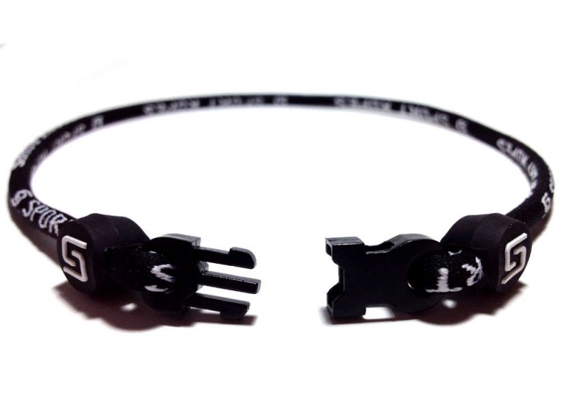 Single Titanium Necklace (Black) - Click Image to Close
