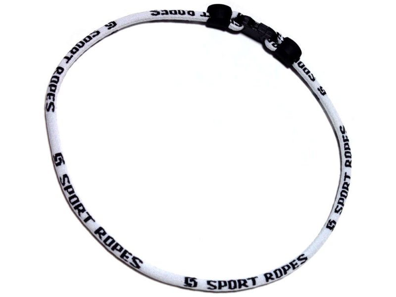 Single Titanium Necklace (White) - Click Image to Close
