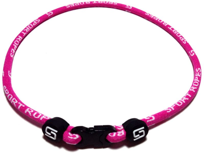 Single Titanium Necklace (Pink) - Click Image to Close