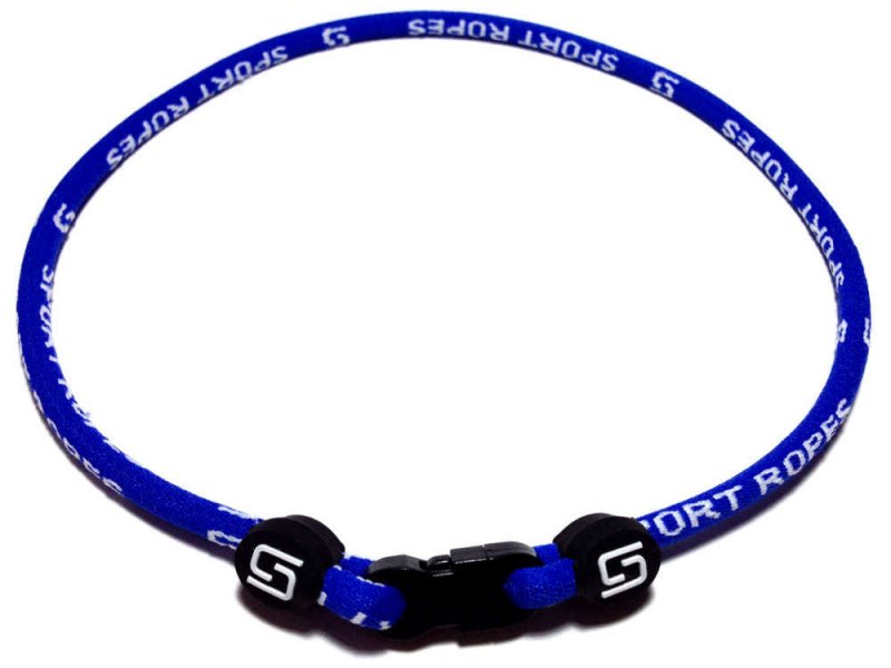 Single Titanium Necklace (Blue) - Click Image to Close