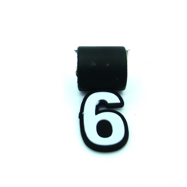 Number 6 Pendant - Click Image to Close